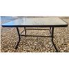Image 1 : 325 -- GLASS PATIO TABLE