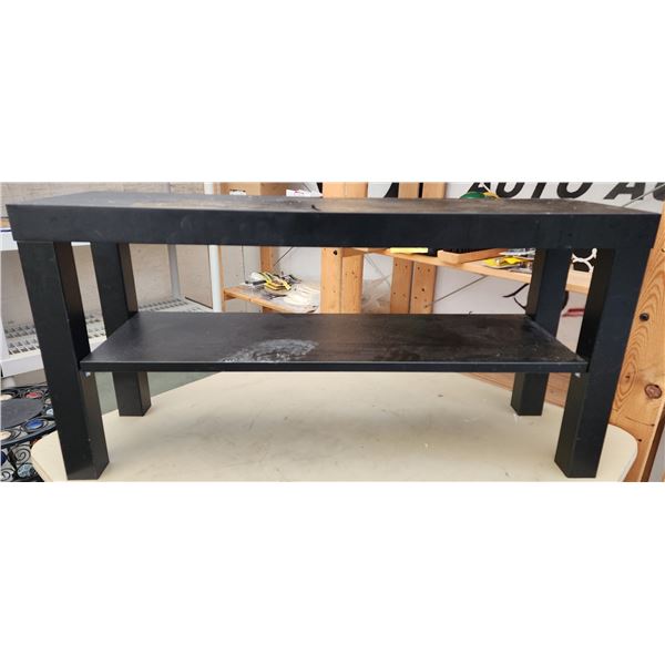 335 -- DARK WOOD SHOE RACK