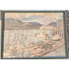 Image 2 : 346 -- SET OF TWO  FRAMED HARBOUR PHOTOS