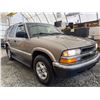 Image 8 : A12X-- 2000 CHEVROLET BLAZER, GREY, 308874 KMS, 4X4, *** "NO RESERVE!!!" ***