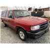 Image 8 : A12P-- 1995 MAZDA B2300 ACCESS CAB 2WD, RED, 298,016 KMS