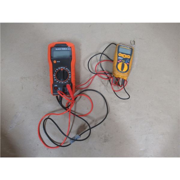 LOT: 2 MULTIMETER  ASST