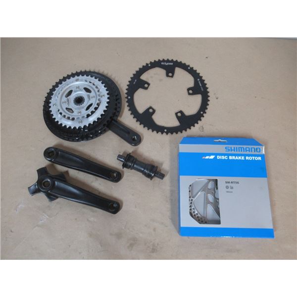GEARS, PEDAL SHANKS, PEDAL ARMS  ASST