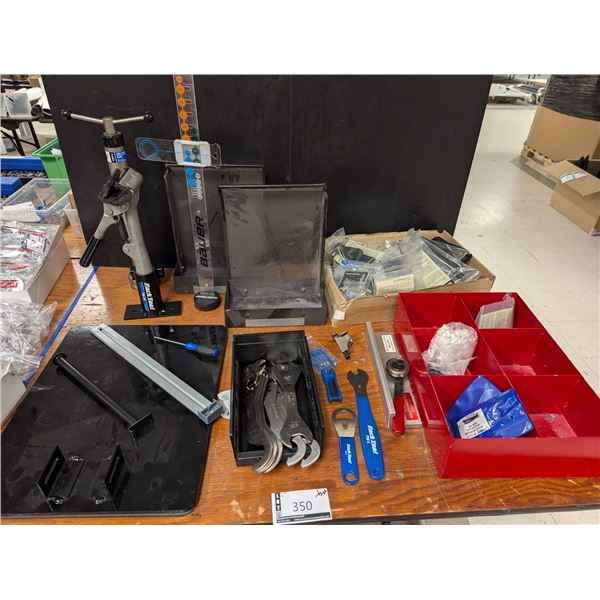 LOT OF ASSORTED BIKE REPAIR ACCESSORIES