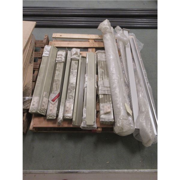 LOT: +/- 100 METAL RACK SHELVING FRAMES ASST 48" & 30: