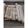 Image 1 : LOT: +/- 100 METAL RACK SHELVING FRAMES ASST 48" & 30:
