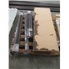 Image 1 : 48"x18"LOT: +/- 10 METAL RACK SHELVING FRAMES AND WOODEN SHELVES