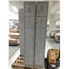 Image 1 : 6 LOCKER (10"x11") UNIT 12"x18"x72" GREY