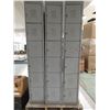 Image 2 : 6 LOCKER (10"x11") UNIT 12"x18"x72" GREY