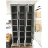 Image 3 : 6 LOCKER (10"x11") UNIT 12"x18"x72" GREY