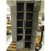Image 5 : 6 LOCKER (10"x11") UNIT 12"x18"x72" GREY