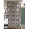 Image 1 : 18 LOCKER (10"x11") UNIT 36"x18"x72" PERFIX GREY