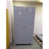 Image 1 : BIN STORAGE CABINET (GREY) 38"x24"x72" * DENTS POSSIBLE