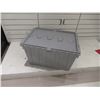 Image 2 : MOVERS BINS 21.5"x16"x12.5" GREY