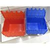 Image 1 : MOVERS BINS 21.5"x16"x12.5" RED/BLUE MIXED