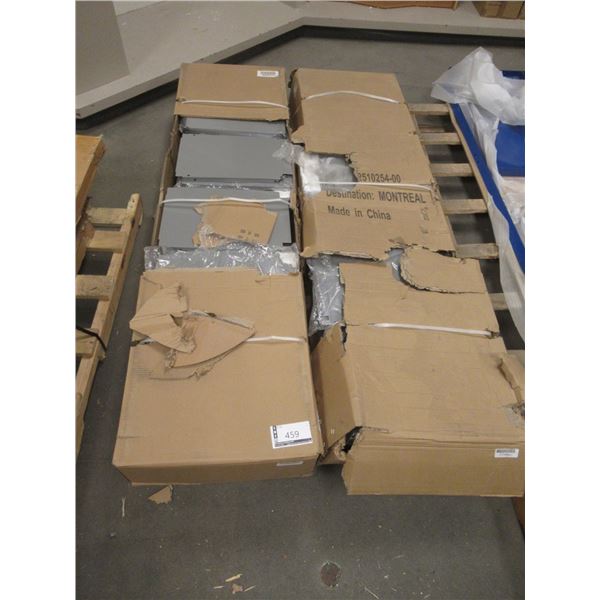 LOCKER, KNOCK-DOWN, 1 TIER, 3 BANK, GREY FL364 * DENT POSSIBLE*