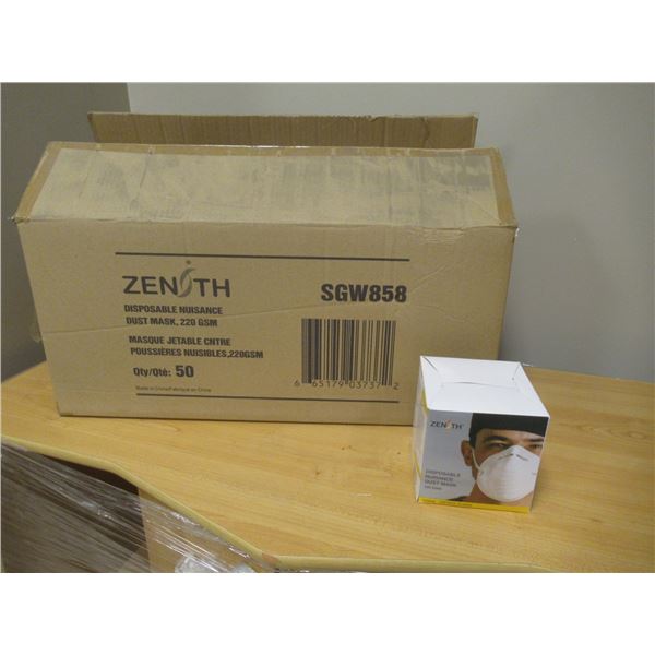 50-PACK DISPOSABLE NUISANCE DUST MASK,