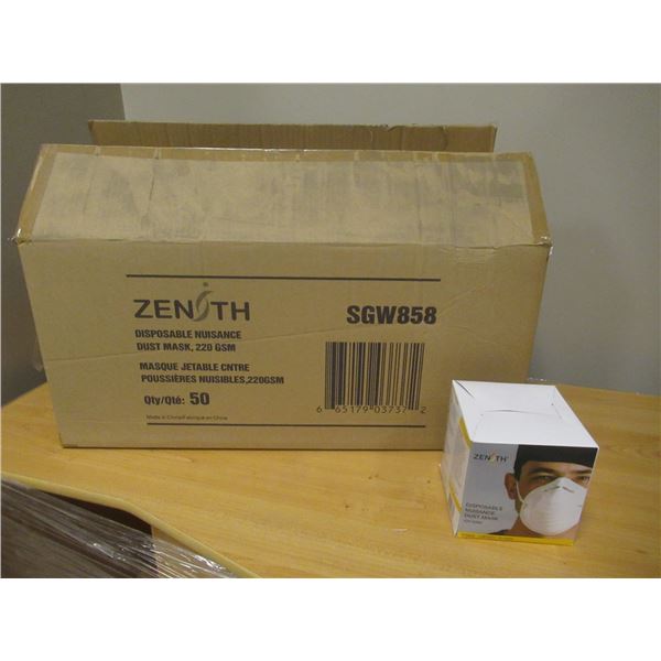 50-PACK DISPOSABLE NUISANCE DUST MASK,