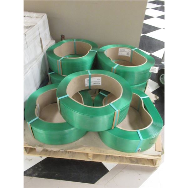 STRAPPING POLYESTER 5/8" x 0.035" GRN 1400LB 4000FT