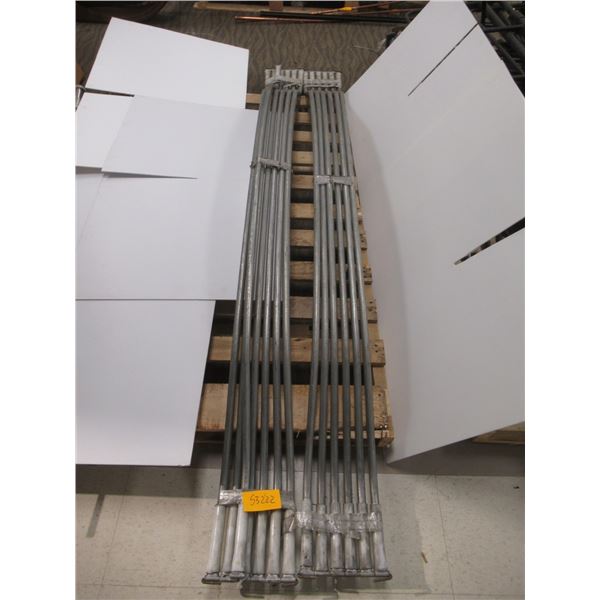 LOT: 13 METAL GUARD RAILS