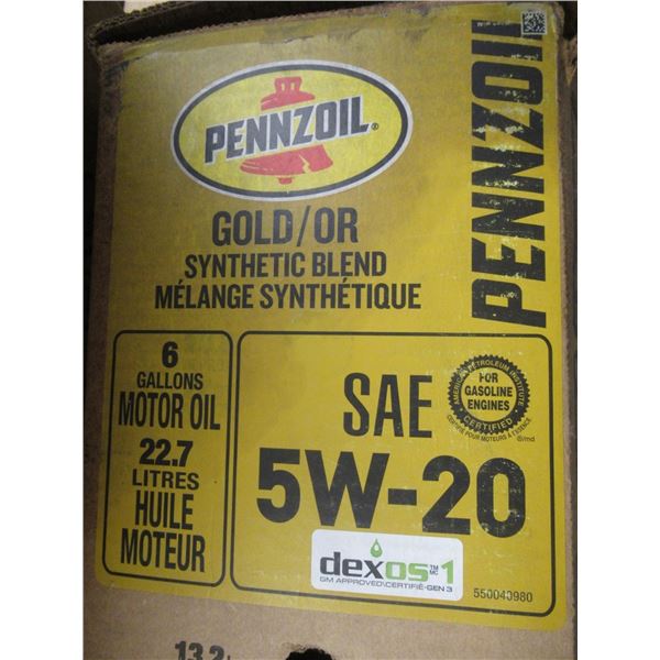 22.5L ENGINE OIL SAE 5W-20 SYNTHETIC BLEND