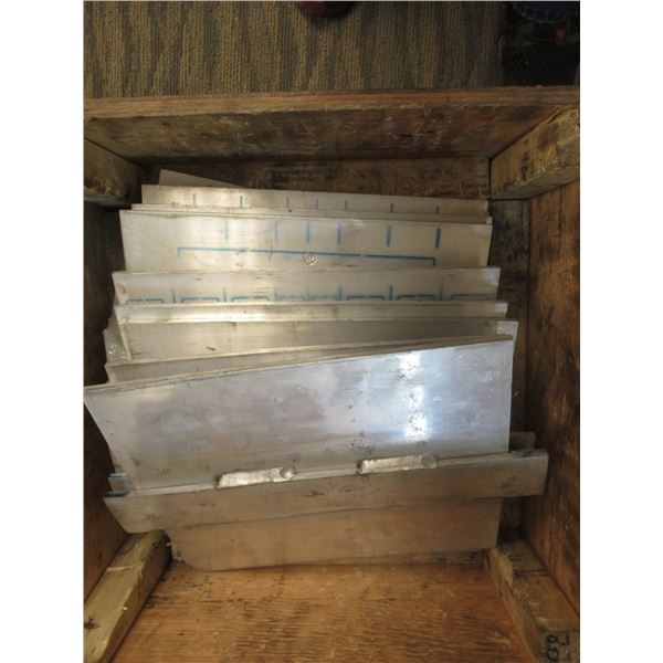 ALUMINIUM PLATES 10x12x.25 IRREG