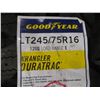Image 2 : TIRE GOODYEAR WRANGLER T245/75R16