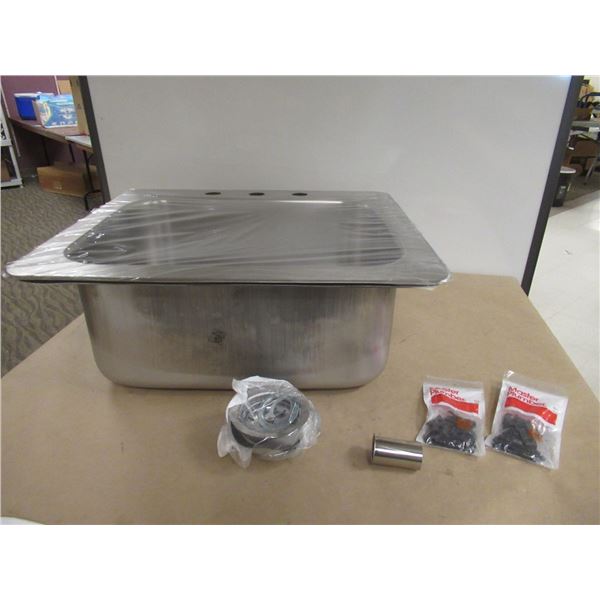 STAINLESS STEEL SINK 25”x22” NOVANNI 1042AJ-38