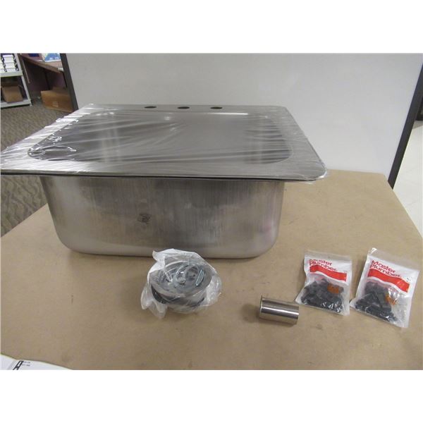 STAINLESS STEEL SINK 25”x22” NOVANNI 1042AJ-38