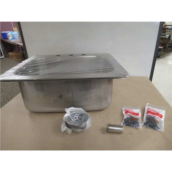 STAINLESS STEEL SINK 25”x22” NOVANNI 1042AJ-38