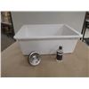 Image 1 : UNDERMOUNT 24-3/8" SINGLE BOWL QUARTZ KARRAN QU-820-WH