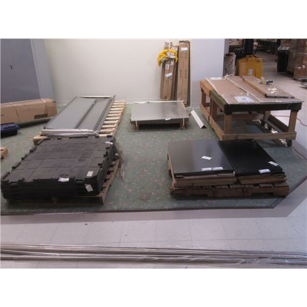 LOT: 5pcs 10'x3.8" S.S. METAL PIPE