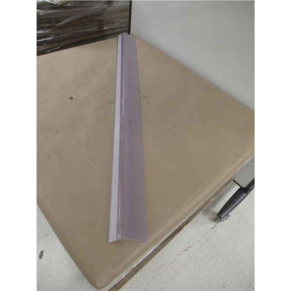 LOT:18 48" RETAIL SHELF LABEL HOLDERS