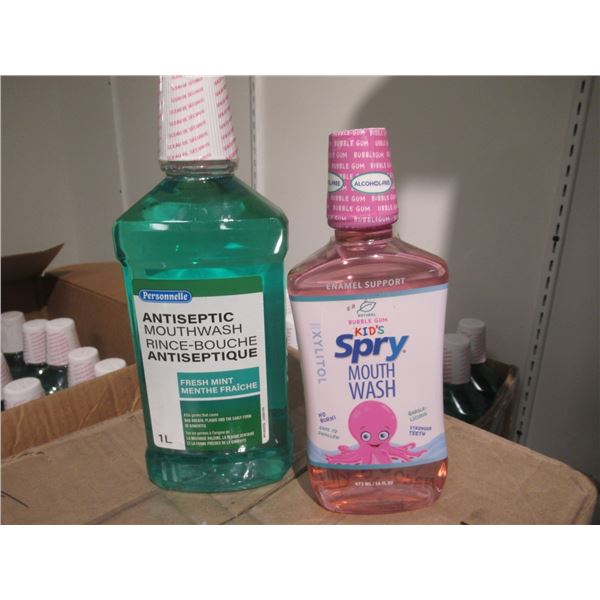 LOT: 46 BOTTLES MOUTHWASH