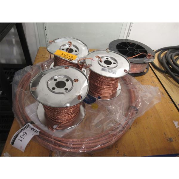 LOT: 5 SPOOL COPPER WIRE ASST