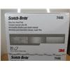Image 1 : LOT: 3 BOX OF 20 SCOTCH-BRIGHT HAND PADS 3M 7448