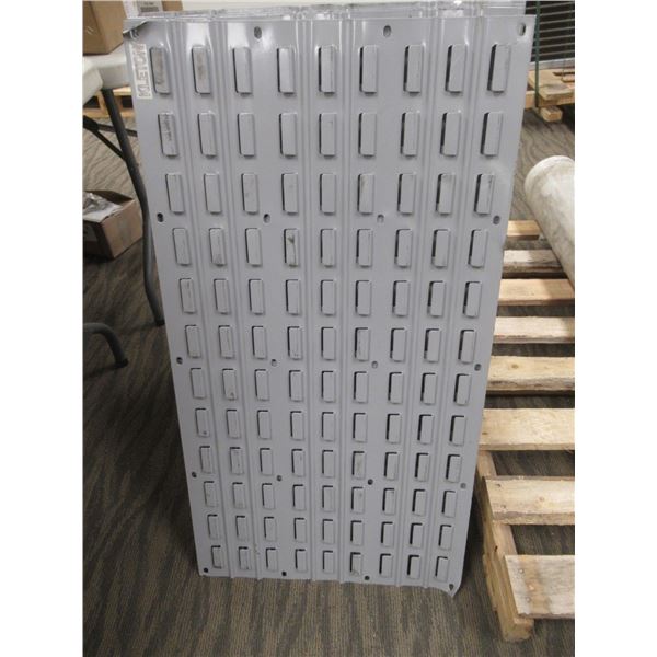 LOT: 4 19"X36" WALL MOUNTABLE BIN STORAGE (9x12 SLOT)