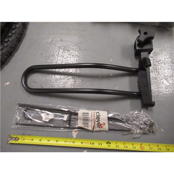 LOT: 6 BIKE RACK/TIRE HOLDER ASST
