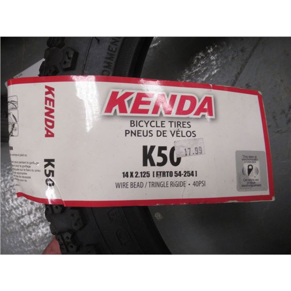LOT: 12 BIKE TIRES KENDA ASST
