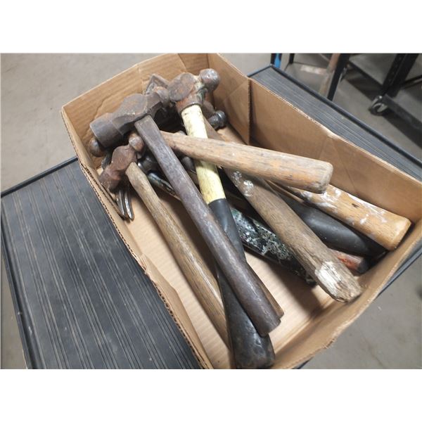 Box Of Assorted Hammers