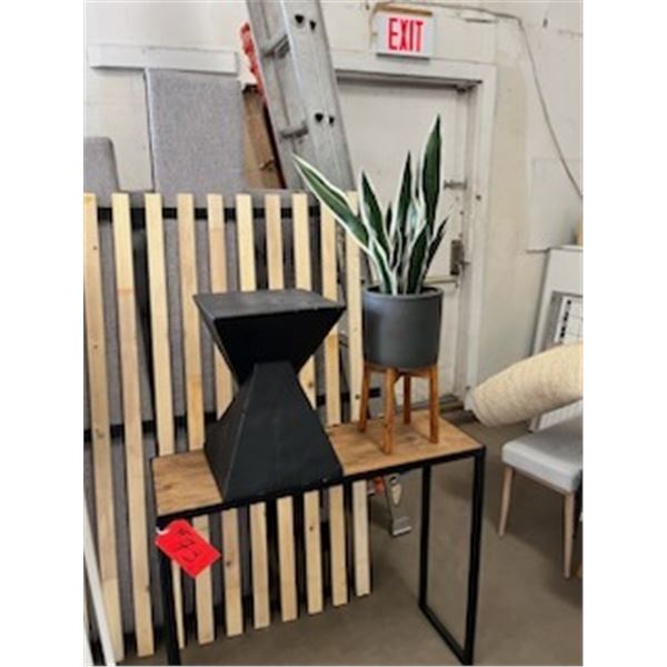 Fake Plants And Plant Stand