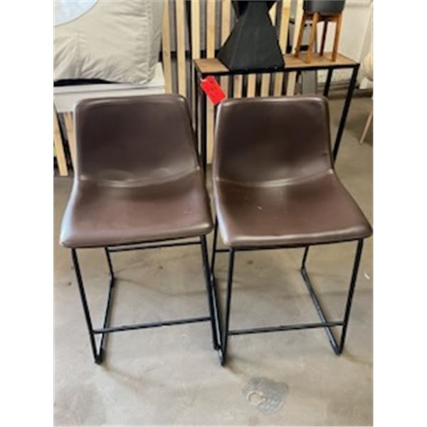 2 Brown Chairs