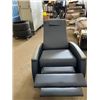 Image 2 : Blue Reclining Chair On Wheels
