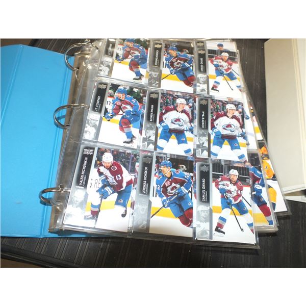 2 Binders Of Assorted Upper Deck Hockey Cards