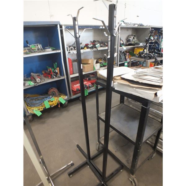 2 Metal Coat Trees