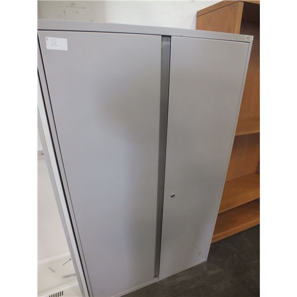 2 Door Metal Wardrobe Cabinet