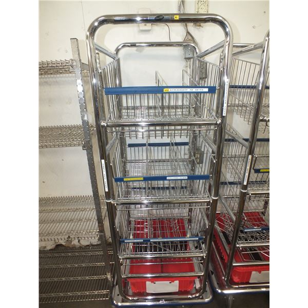 Stainless Steel Storage Rack On Wheels