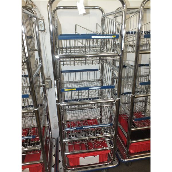 Stainless Steel Storage Rack On Wheels