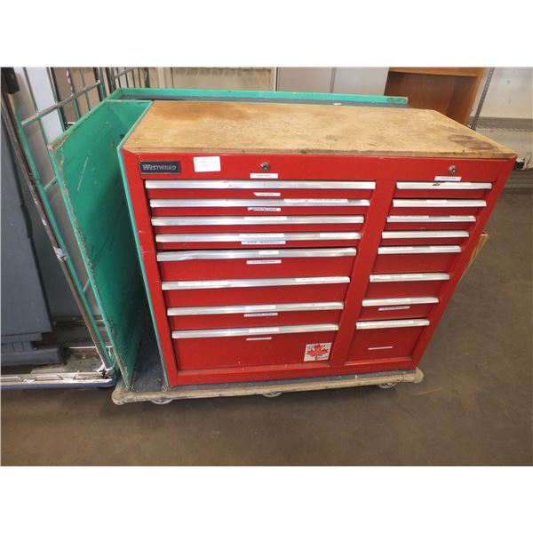 Westward Tool Box On Cart
