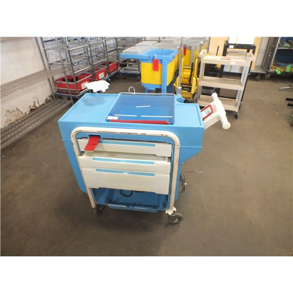 Medical Storage Cart on Wheels